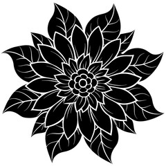    Flower vector illustration.

