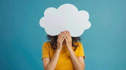 Woman thinking concept