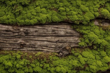 background, texture, old boards with moss. - obrazy, fototapety, plakaty
