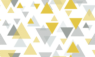 Triangle shapes seamless pattern vector design. - 783025650