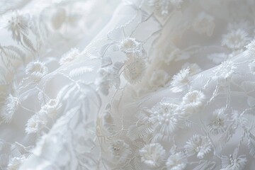 Delicate white lace details craftsmanship and tradition - obrazy, fototapety, plakaty
