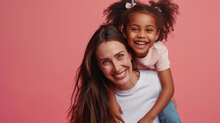A Joyous Mother-Daughter Embrace