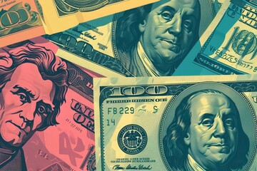 Financial Freedom: Dollars Concept Art