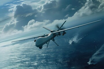 Stealthy Naval Drones on Patrol