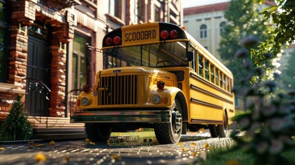 A school bus