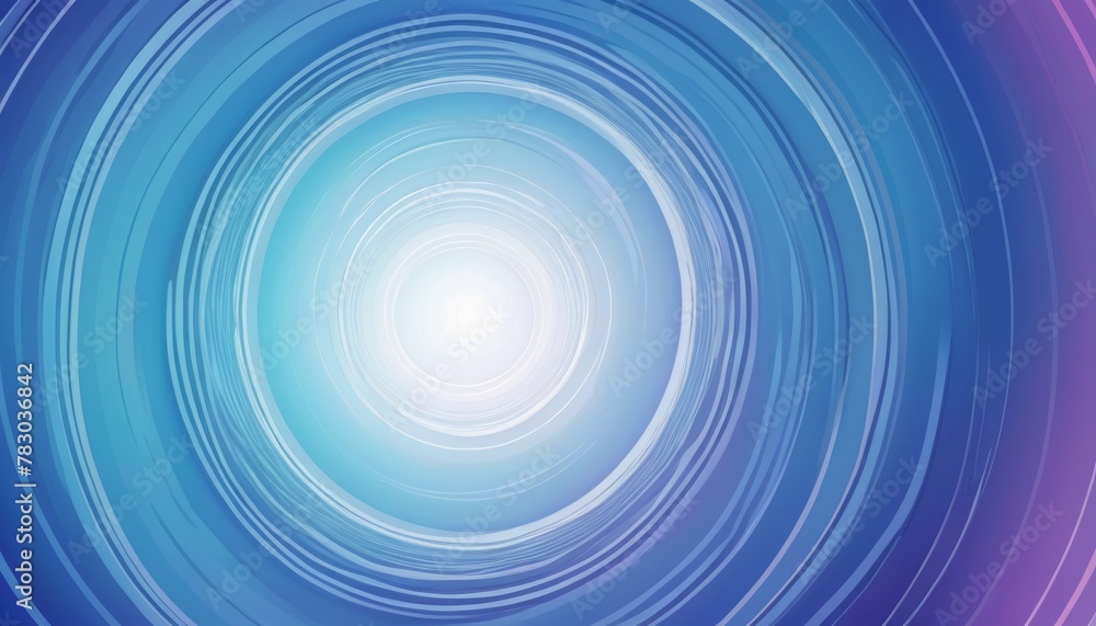 Poster this image showcases a mesmerizing abstract vortex in shades of blue, creating a hypnotic spiral eff