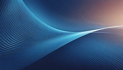 Cerulean Cascade: Smooth Lines on Ultra Wide Blue Canvas