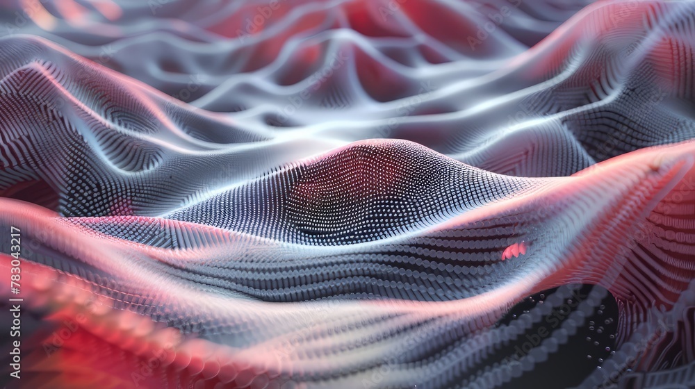 Poster dynamic 3d effect with cascading layers and depth of field