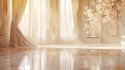 Elegant creamy backdrop with a smooth and luxurious feel