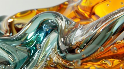 Innovative glassmorphism effect pushing the boundaries of digital art