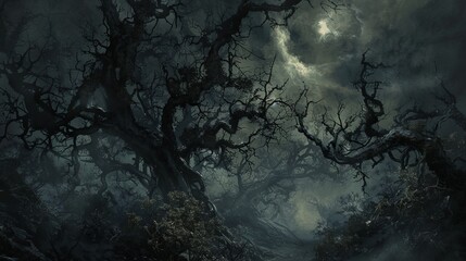 Sinister dark texture with ominous undertones and foreboding atmosphere