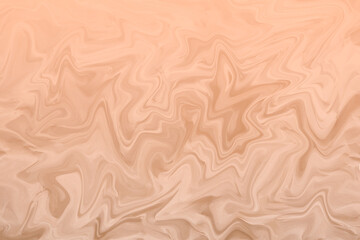 Color with Soft Orange. Pastel colored marble wave wallpaper. Universal orange color gradient background with paint streaks.
