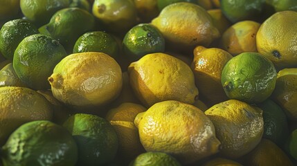 A Pile of Fresh Citrus Fruits