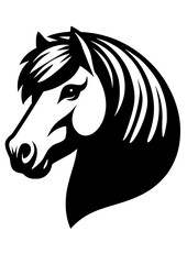 Horse SVG, Horse Head SVG, Horse Silhouette, Horse Head Clipart, Horse Cricut, Animal SVG, JPG, PNG