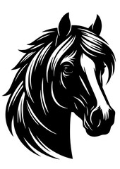 Horse svg, horse head svg, horse silhouette, horse lover svg, horseshoe svg, animal svg, horse riding svg, cricut silhouette cut files, SVG, JPG, PNG