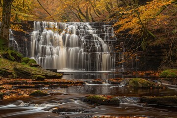 Scaleber Force Waterfall: A Stunning Natural Cascade in North Yorkshire Dales, England