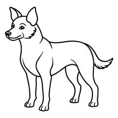      Dog vector illustration.
