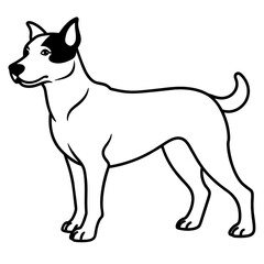      Dog vector illustration.
