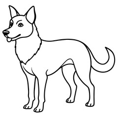      Dog vector illustration.
