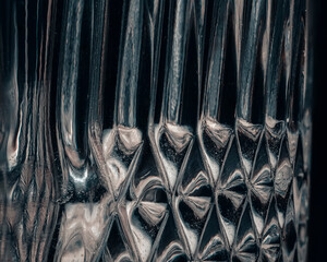 abstract texture, pattern of a glass surface