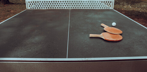 Tennistavolo, tavolo da tennis e ping pong - obrazy, fototapety, plakaty