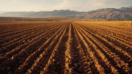 Through the toil of plowing and the patience of waiting, agriculture weaves a story of resilience and adaptability in the face of adversity. - obrazy, fototapety, plakaty
