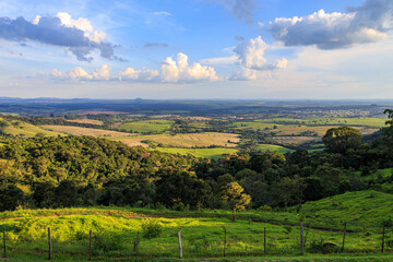 Landscape view from Pardinho, São Paulo