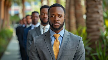 Black businessmen management and leadership