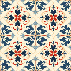 Fototapeta premium European-style pattern