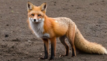 A-Fox-With-Its-Fur-Matted-From-Rolling-In-The-Dirt- 2