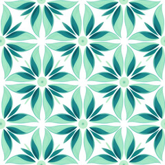 Fototapeta premium geometric pattern, 2 colors, lineart,salvia