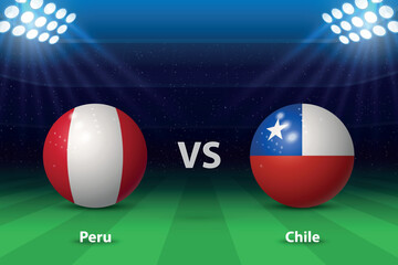 Peru vs Chile. America soccer tournament 2024 - 783072644