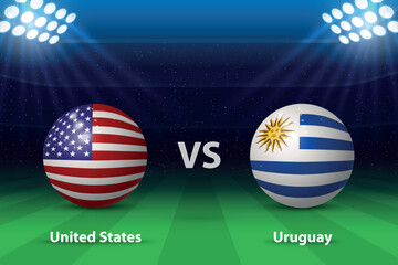 United States vs Uruguay. America soccer tournament 2024 - 783072650