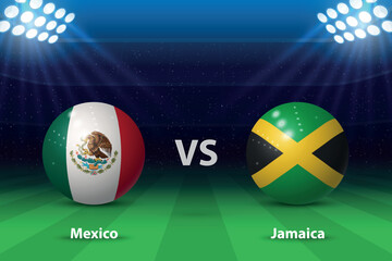 Mexico vs Jamaica. America soccer tournament 2024 - 783072693
