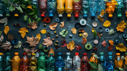 Discarded Plastic Bottles