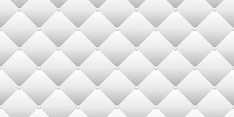White unholstery leather seamless pattern