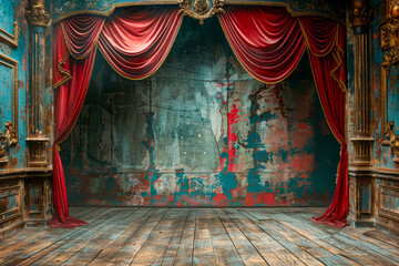 Capturing the drama: Creative theater stage backdrops in stunning photography