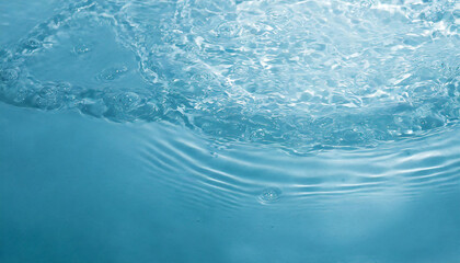 Ripples on the water, Close up blue sea water and waves, top view abstract surface