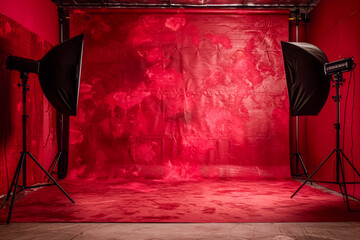 Vibrant Red Photo Studio Backgrounds: The Ultimate Creative Resource for Content Creators - 783082683