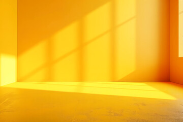 Golden Glow: Vibrant Photo Studio Backgrounds in Yellow - 783082695