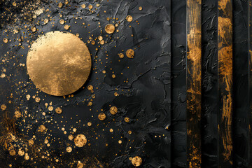 Golden Moments: Capturing the Essence of Black and Gold in our Photo Zone
