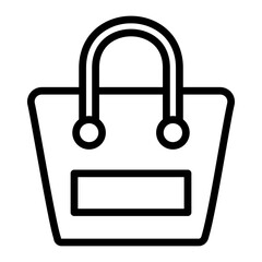 Food packaging Vector Line Icon Design