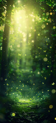 Enchanted Forest Wallpaper Glow., Amazing and simple wallpaper, for mobile