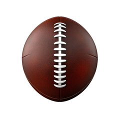 American football ball isolated on transparent background
