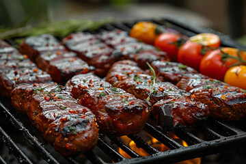 Fire's Kiss on Skewers of Herbs An Ode to the Grill, Street Food