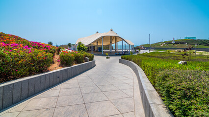 INS Khukri Memorial is the memorial site of an Indian Naval Ship located on a hillock in Diu, Gujrat, India