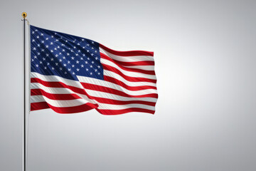 American flag highlights its symbolic significance and historical importance, evoking a sense of unity and liberty.