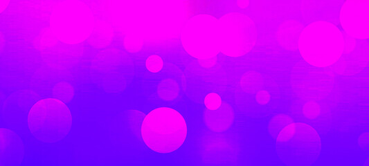 Purple bokeh widescreen background for Banner, Poster, celebration, event and various design works
