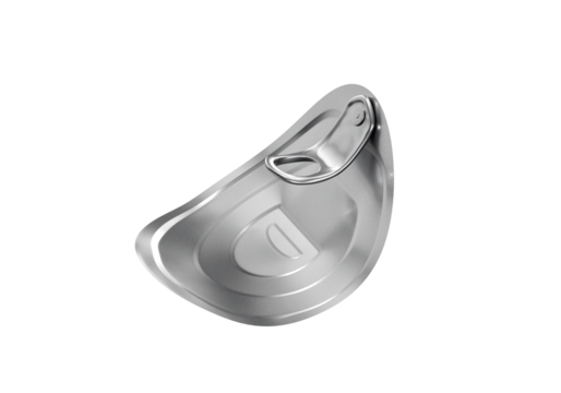 tin can, lid with open lock, transparent background - Powered by Adobe