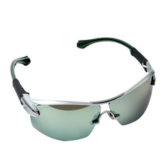 Modern Sporty Golf Sunglasses with Reflective Lenses and Sleek Design, Highlighting Active Lifestyle and Fashion Accessory.